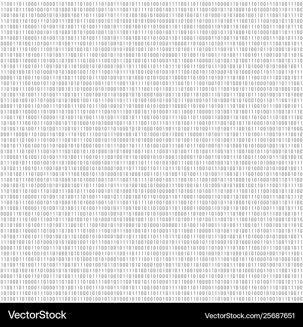 Binary Code Digital Background vector image