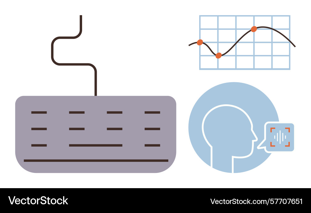 Data input speech recognition and analytics Data input speech recognition and analytics Vector Image