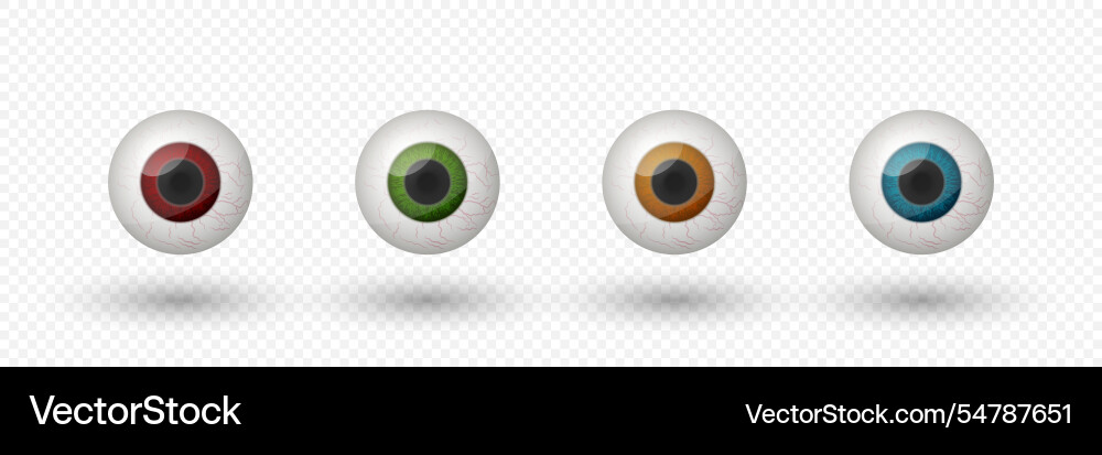 Realistische isolierte Rundballen-Set Realistische isolierte Rundballen-Set vektorbild