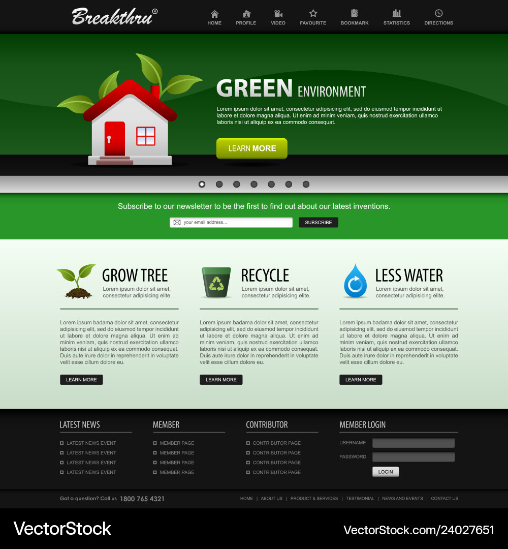 Web design website element template Web design website element template vector image
