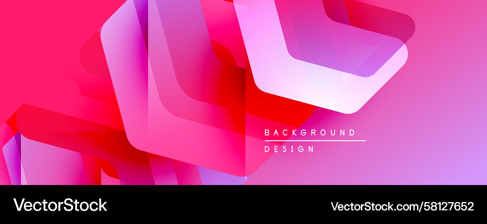 Abstract Gradient Layers Vector Image
