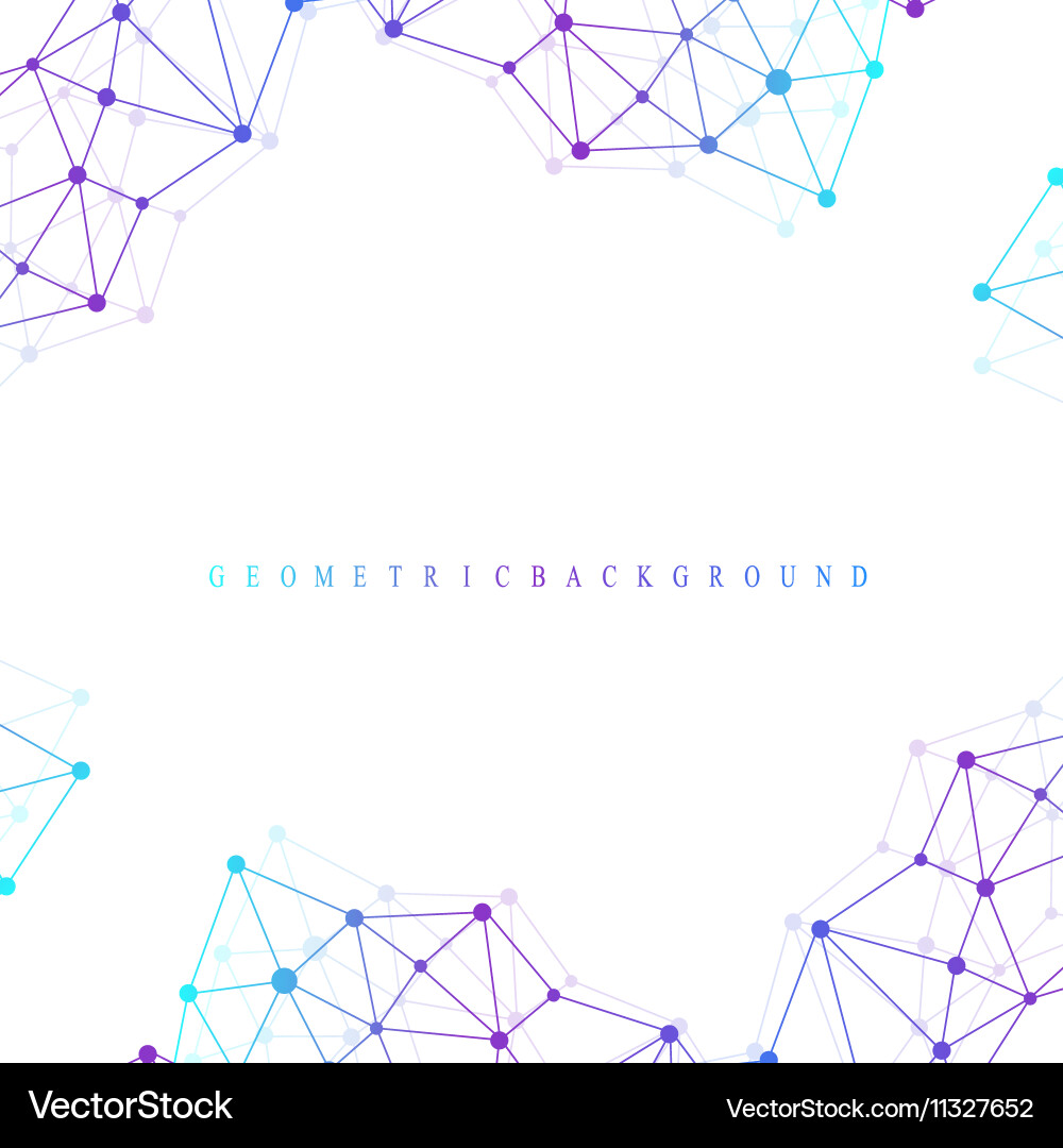 Big data complex graphic abstract background vector image
