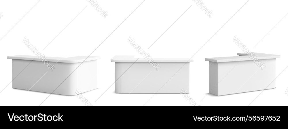 Reception tables set Reception tables set vector image