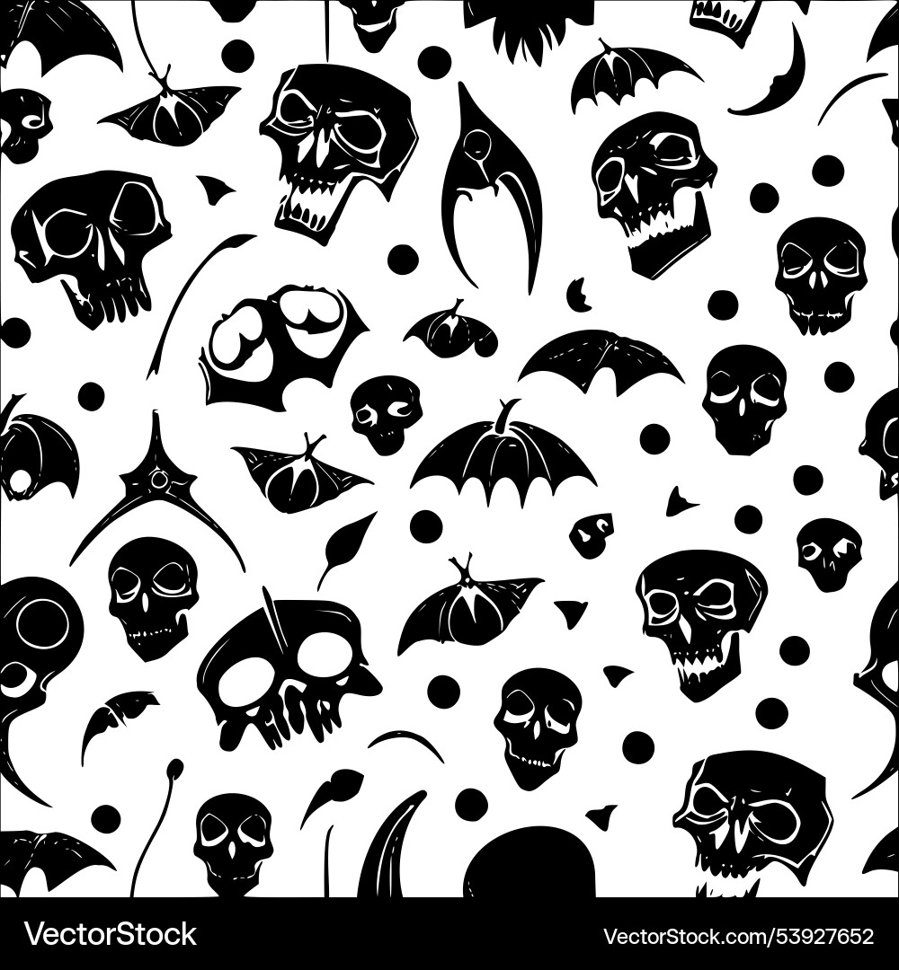 Vampire abstract pattern seamless Vampire abstract pattern seamless vector image
