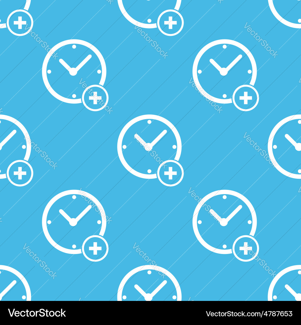 Add time pattern Vector Image