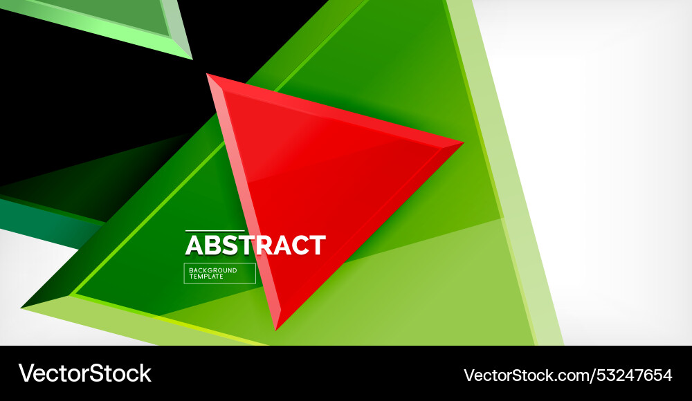 Abstract background - glossy triangles Abstract background - glossy triangles vector image