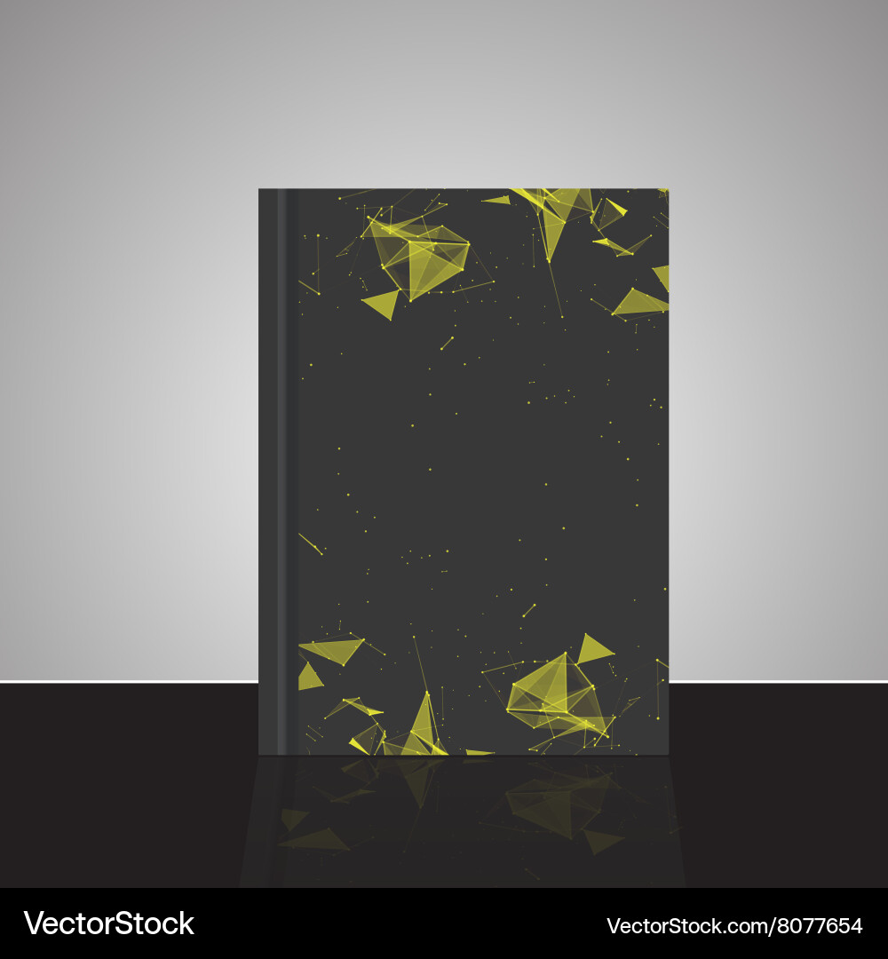 Abstract composition line and triangle vector image