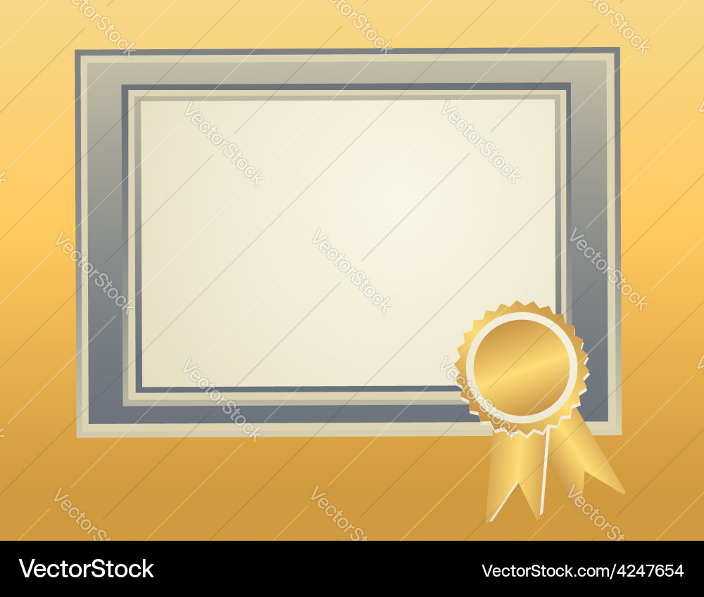 Border frame template vector image