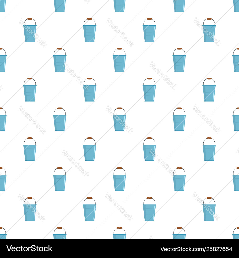 Bucket pattern seamless vector image