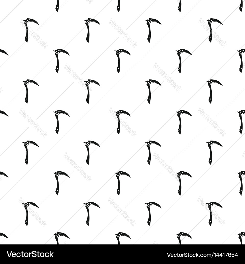 Kama weapon pattern Vector Image