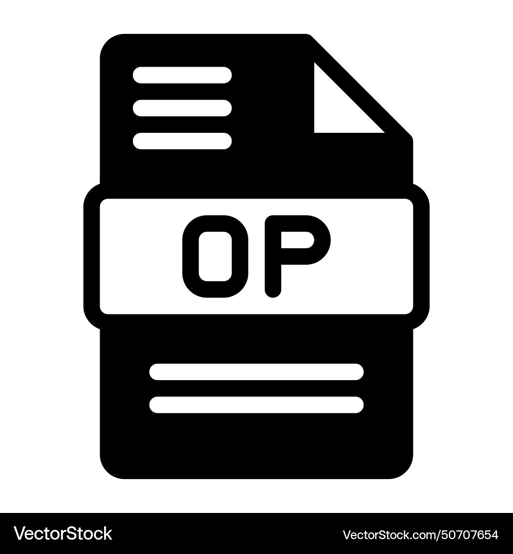 Opus audio file format icon flat style design Opus audio file format icon flat style design vector image