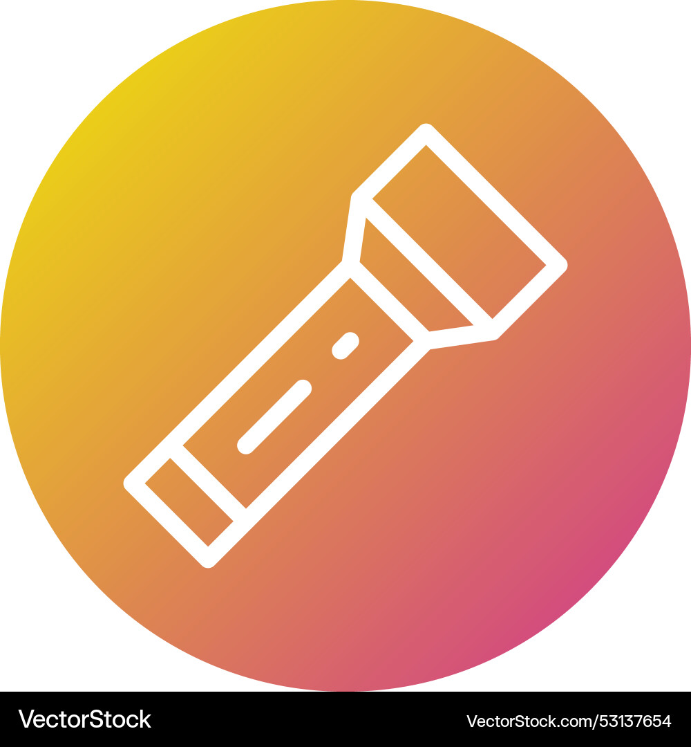 Torch icon design Vector Image