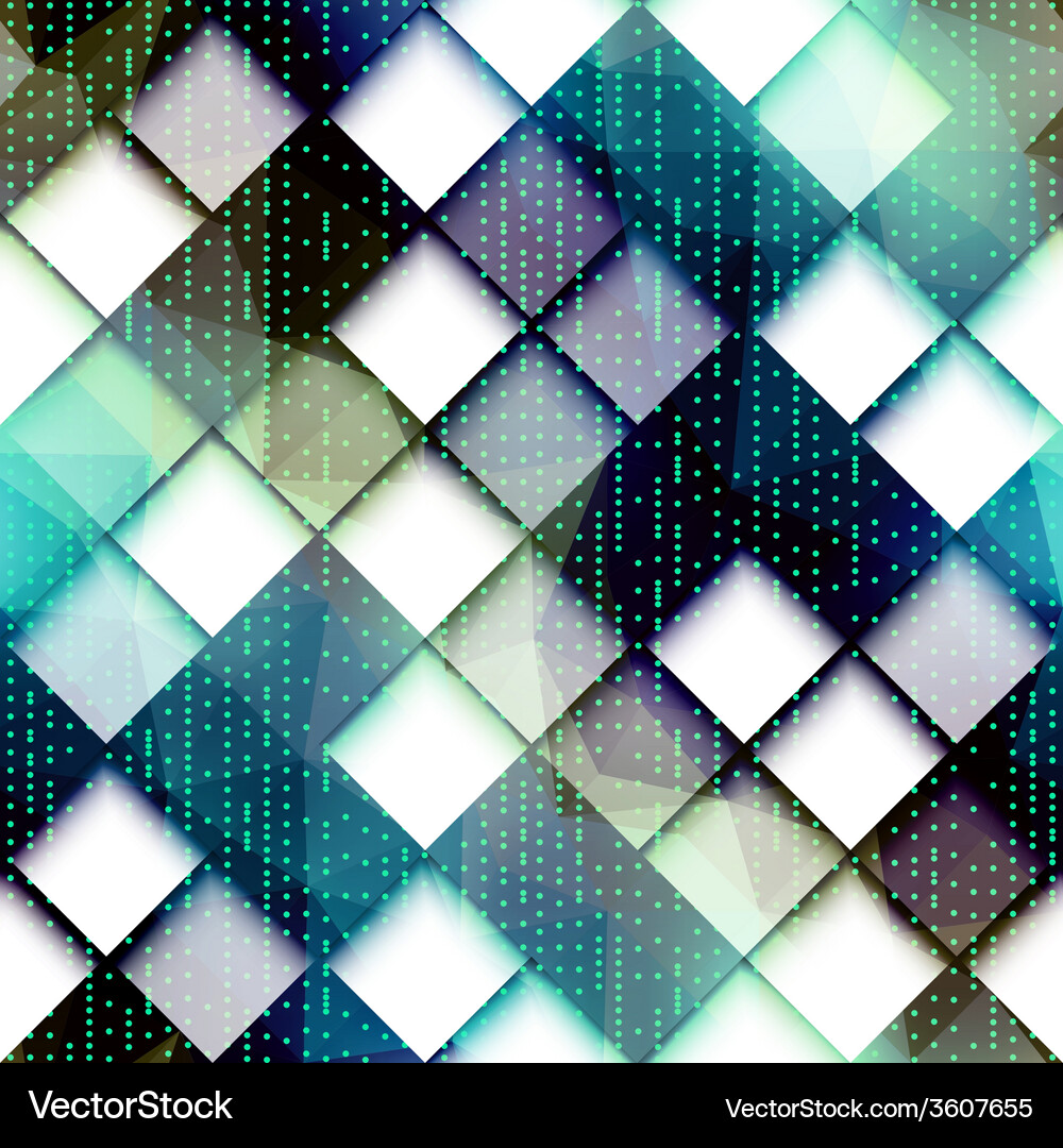 Abstract computer pattern with the green dots Vector Image