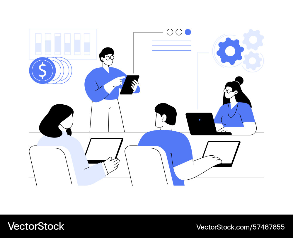 Project implementation isolated cartoon Project implementation isolated cartoon vector image