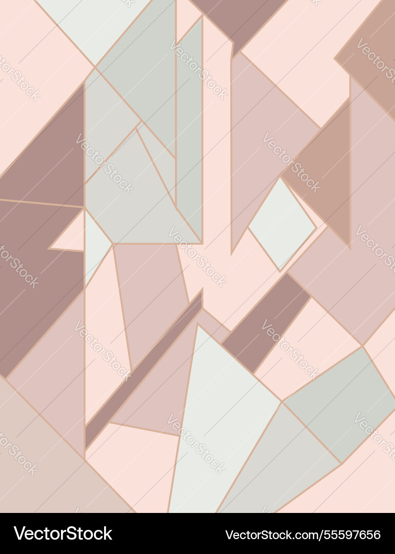 Abstract background with different geometric Vector Image