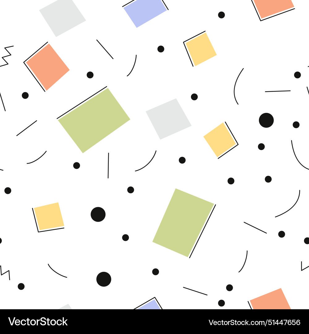 Abstract seamless pattern with geometric shapes Abstract seamless pattern with geometric shapes Vector Image