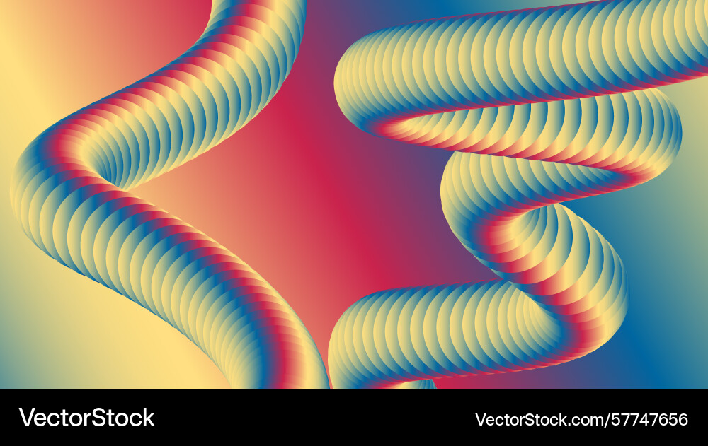 Blend flowing 3d abstract background colorful Blend flowing 3d abstract background colorful Vector Image
