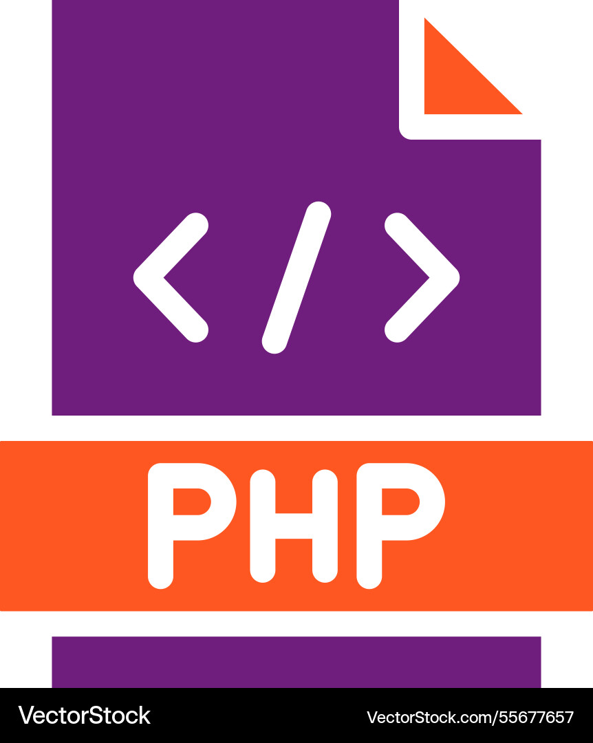 Php icon design Vector Image