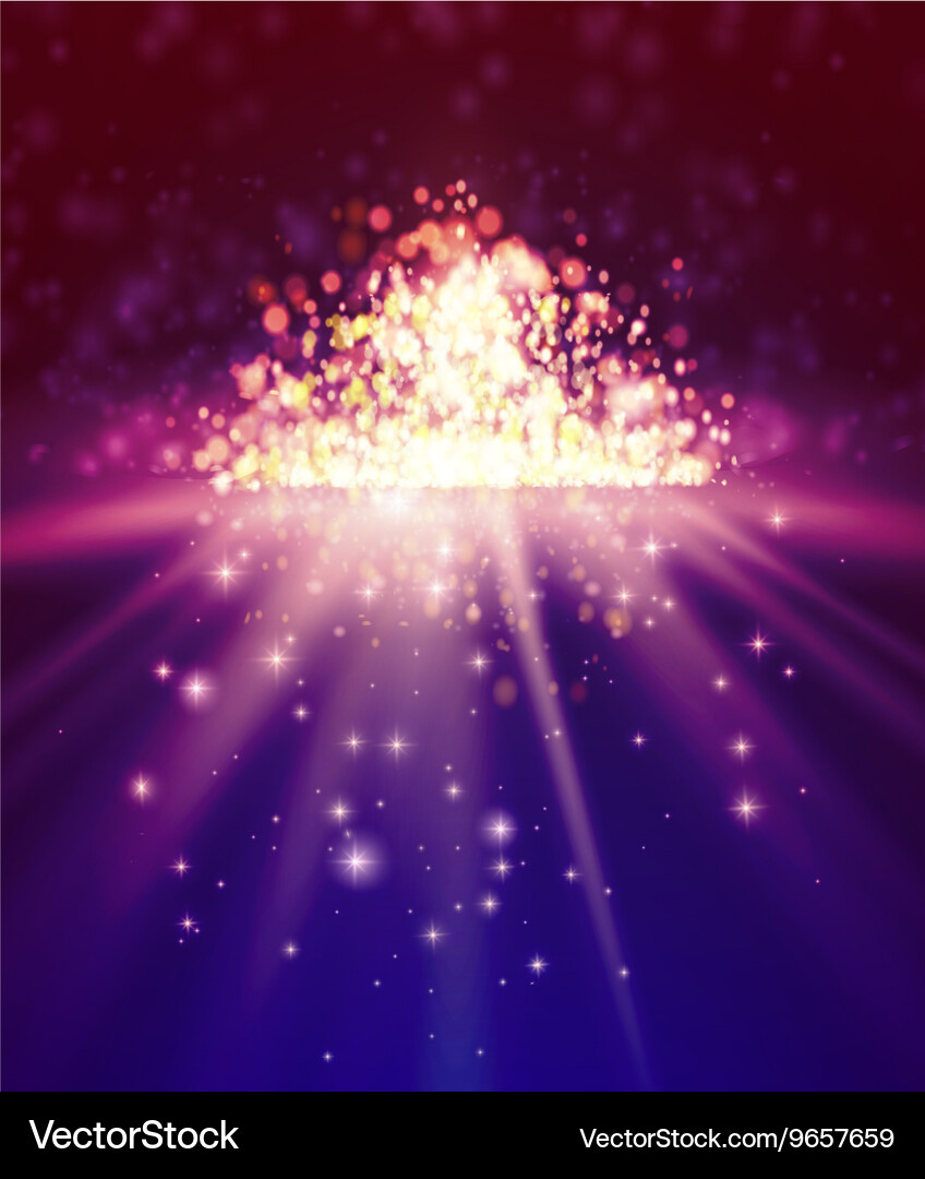 Abstract Bokeh Mirror Background Vector Image