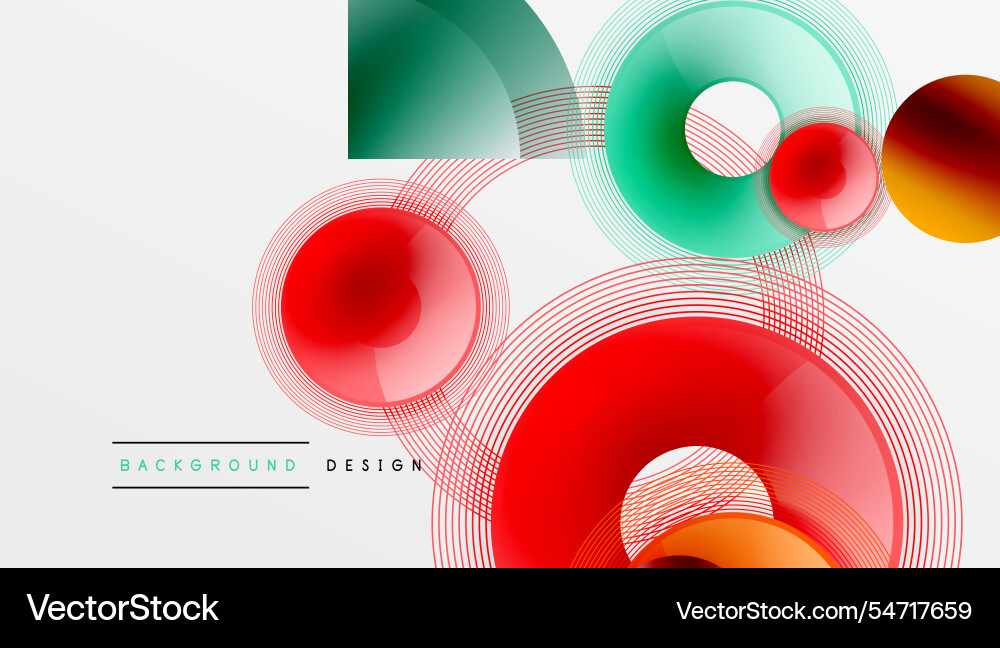 Abstract composition of overlapping circles Abstract composition of overlapping circles Vector Image