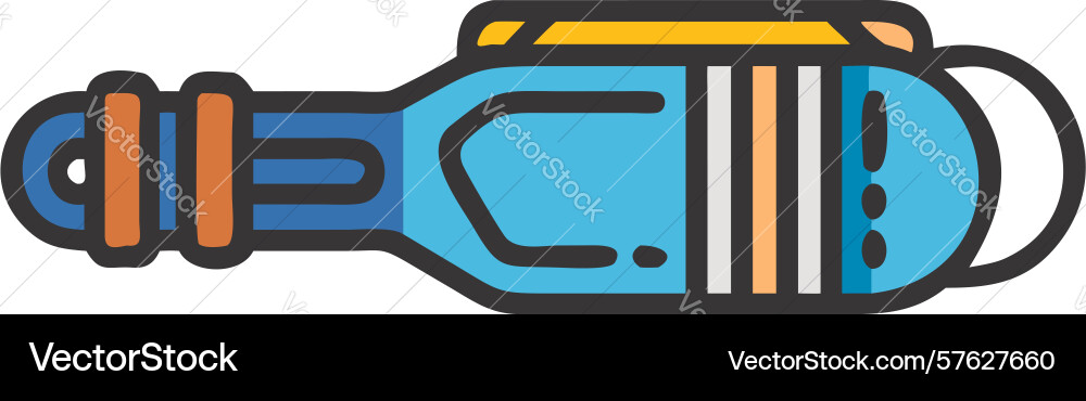 Modern tech sensor or connector device icon vector image