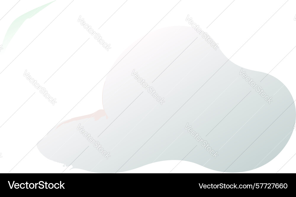Soft abstract cloud shape gentle weather design Vector Image