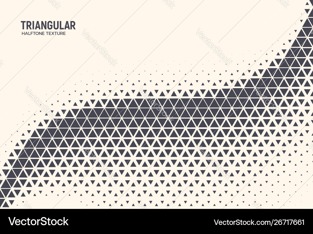 Abstract Triangle Technology Background vector image