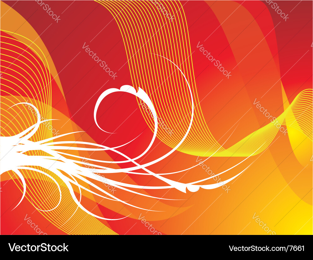 Elegant Red Line Pattern Vector Image