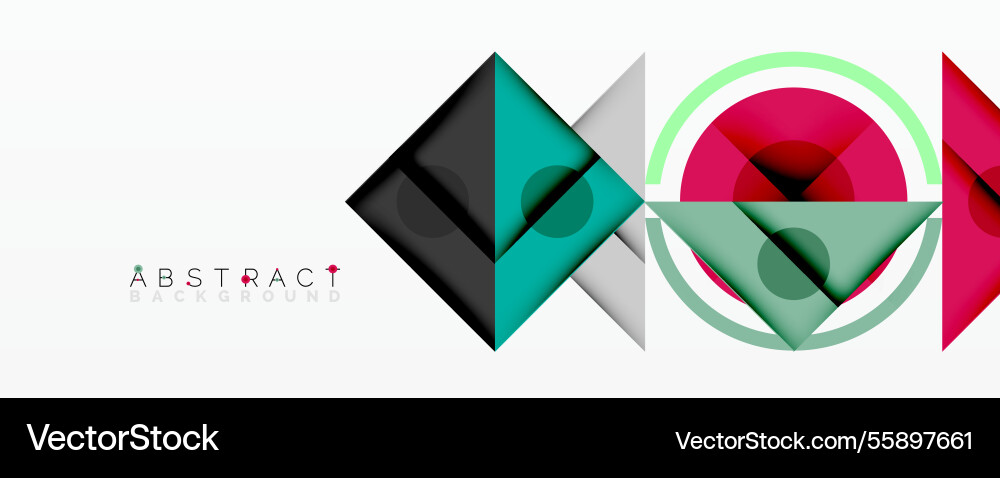 Geometric abstract design with layered triangles Geometric abstract design with layered triangles vector image