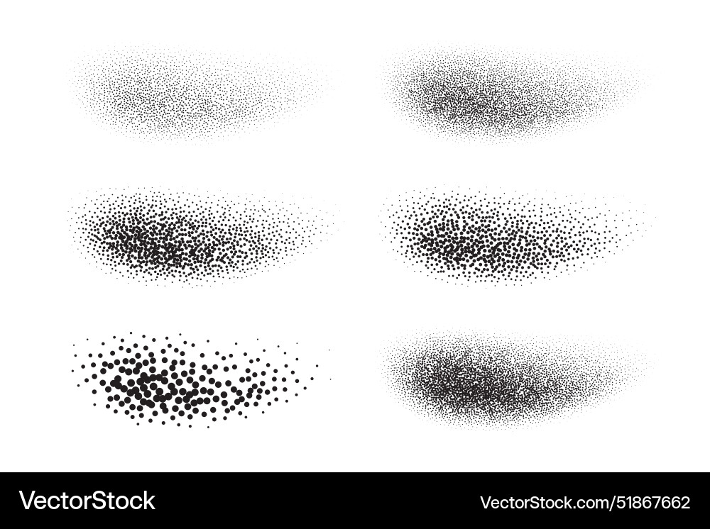 Dot background round halftone texture elements Dot background round halftone texture elements vector image