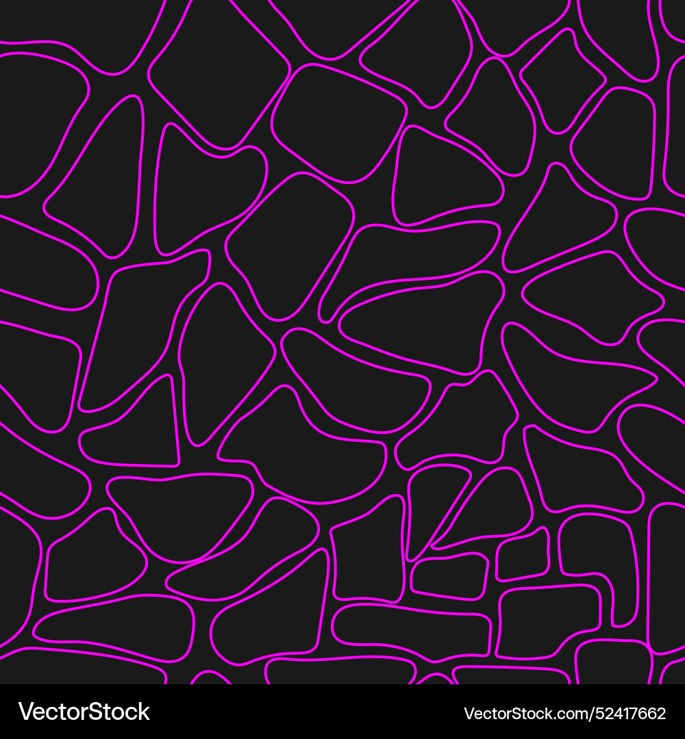 Seamless abstract pattern of sinuous lines vector image