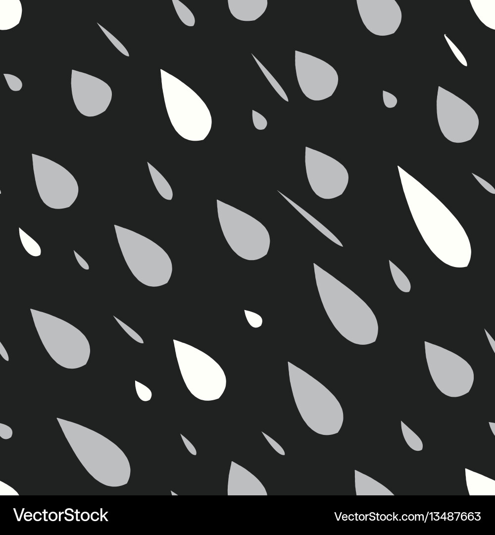 Raindrop Pattern - Elegant & Simple vector image