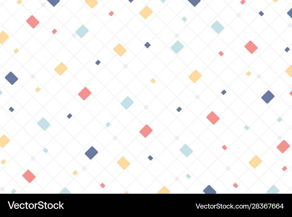 Abstract minimal colorful style square pattern Abstract minimal colorful style square pattern vector image