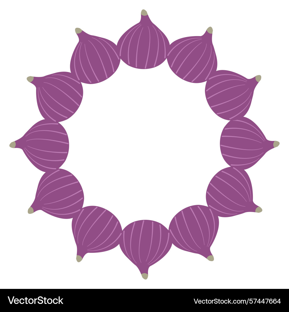 Fall elements frame with figs Fall elements frame with figs Vector Image