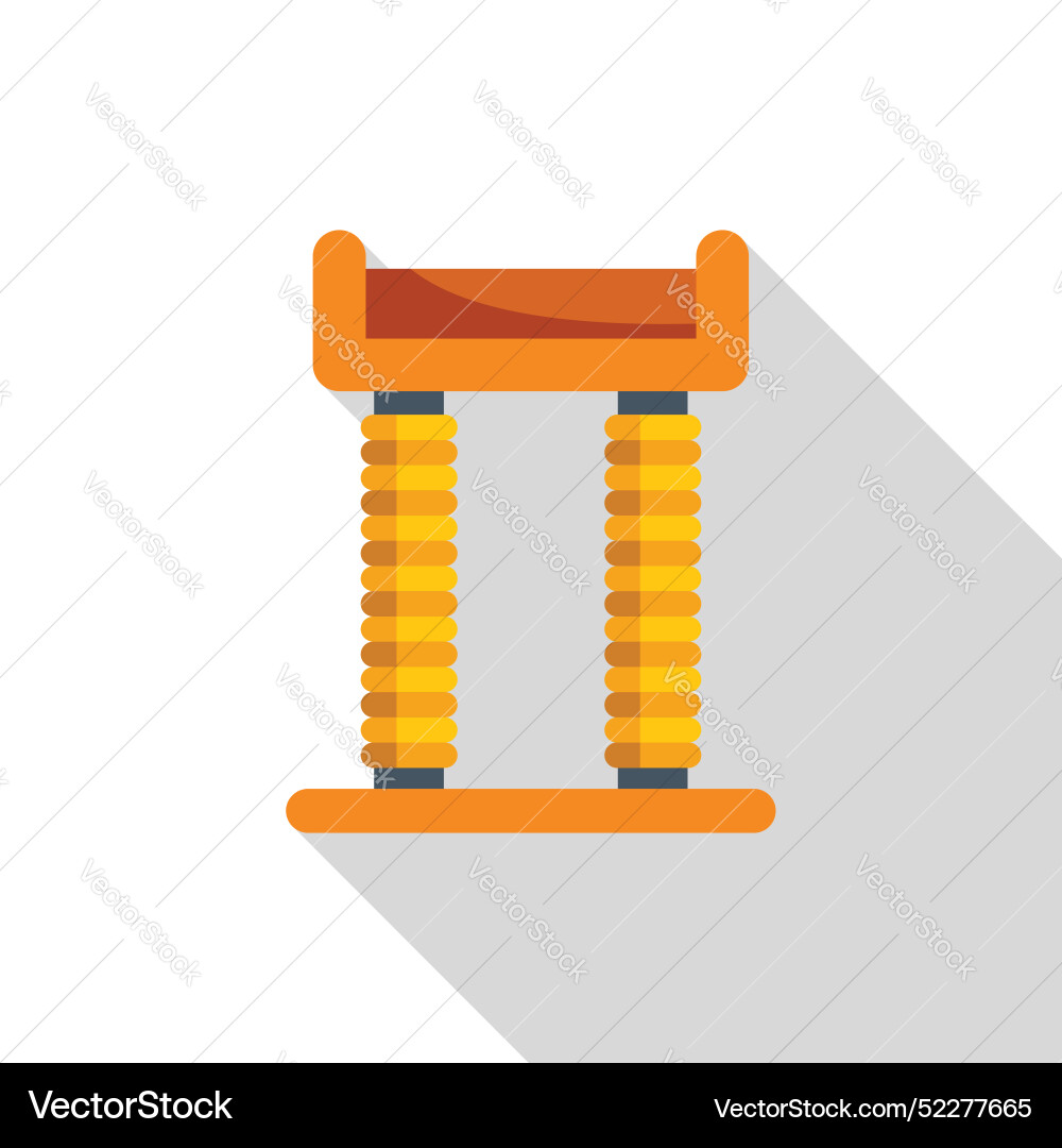Cat tree with two scratching posts and a platform Cat tree with two scratching posts and a platform vector image
