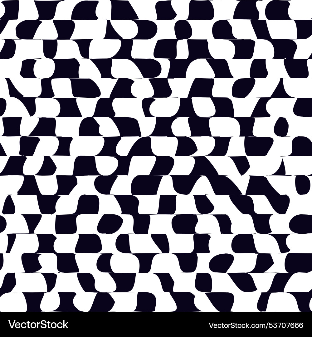 Psychedelic checkerboard pattern Vector Image