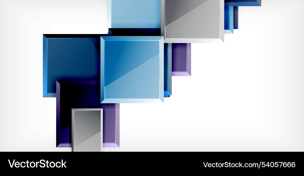 Square shape color abstract geometry Square shape color abstract geometry Vector Image