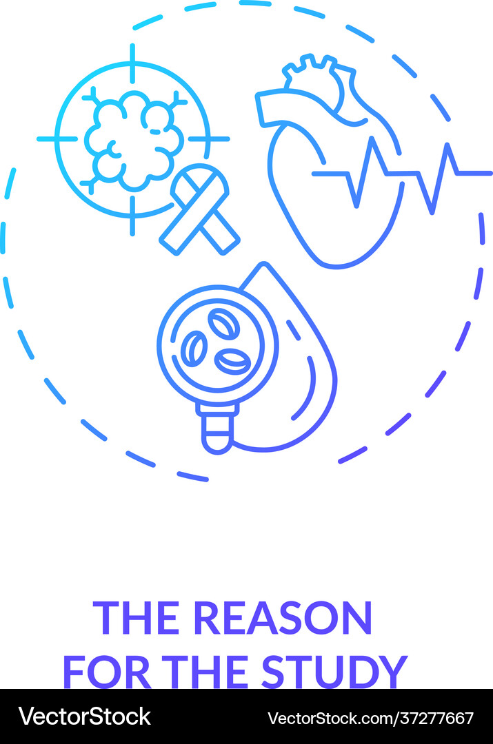 Clinical Study Reason Icon – Royalty-Free Vector | VectorStock