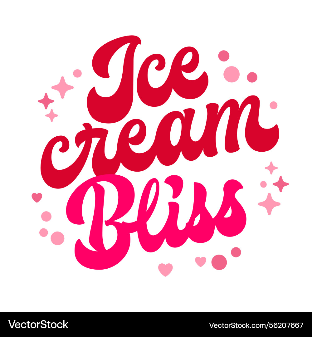 Eis glückselig spielerische Typografie mit kühn Eis glückselig spielerische Typografie mit kühn vektorbild