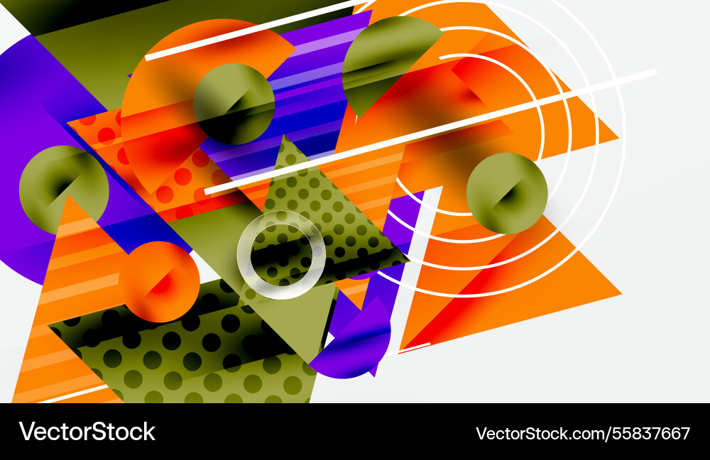 Modern abstract design with overlapping Modern abstract design with overlapping vector image