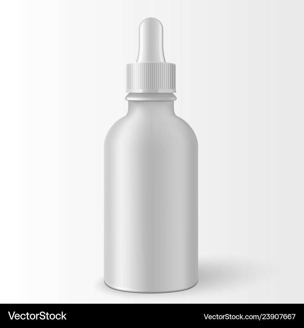Realistic package luxury cosmetic product Realistic package luxury cosmetic product vector image