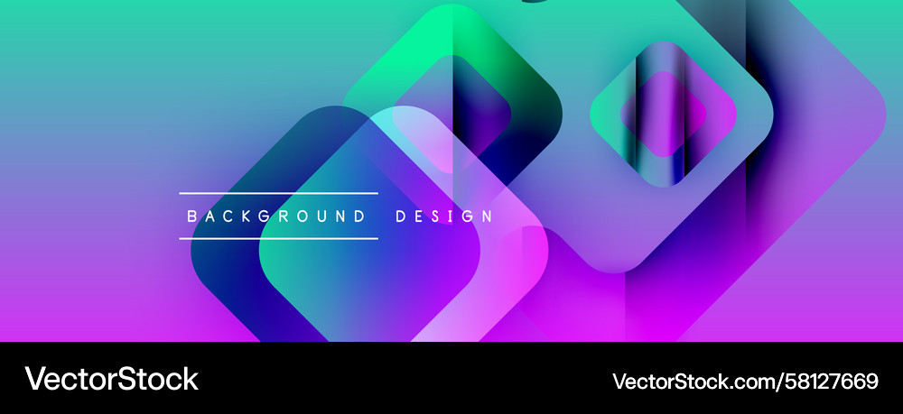 Abstract Gradient Shapes Vector Image