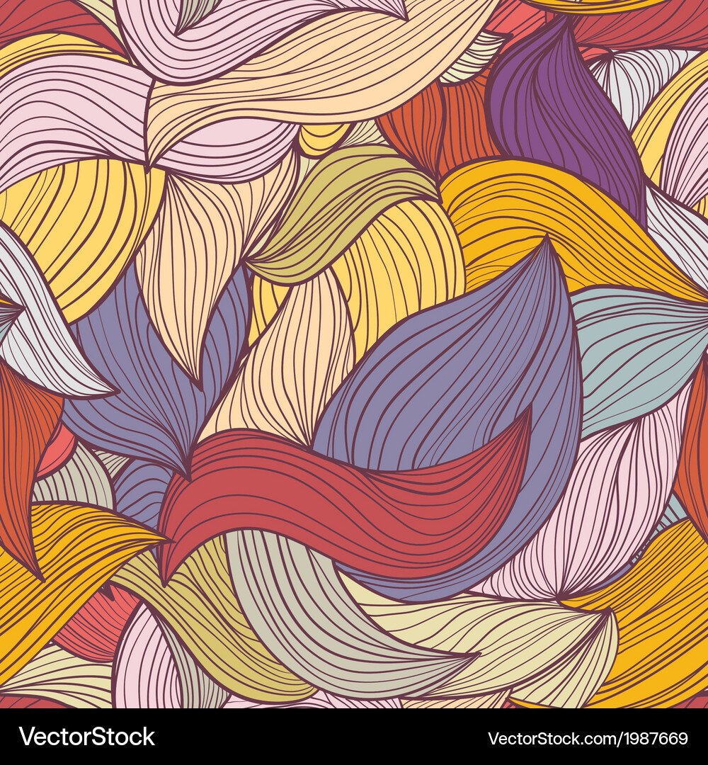 Abstract Wavy Pattern Vector Image