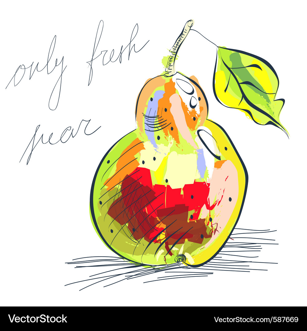 Pear Vector Image