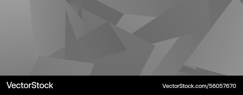 Abstract geometric gray pattern with overlapping vector image