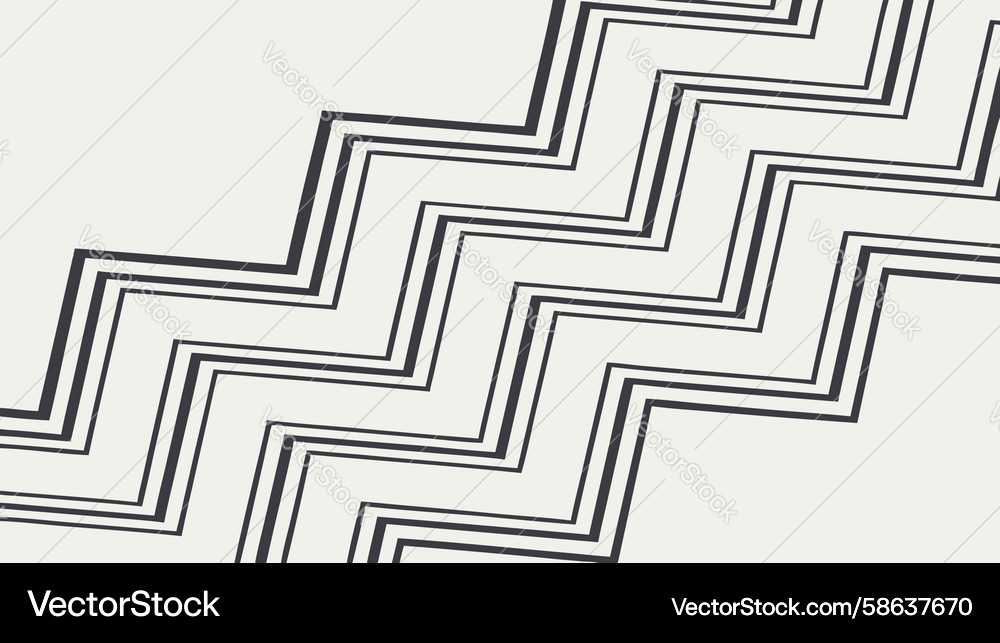 Dark Grey Zigzag Pattern Vector Image