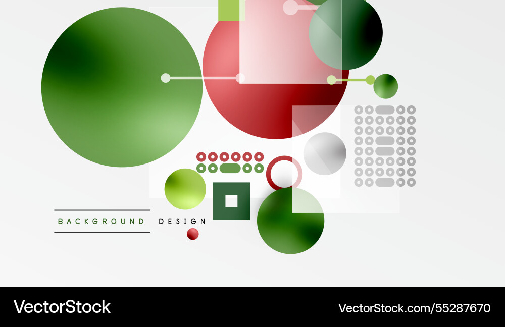 Minimalistic abstract design layered Vector Image