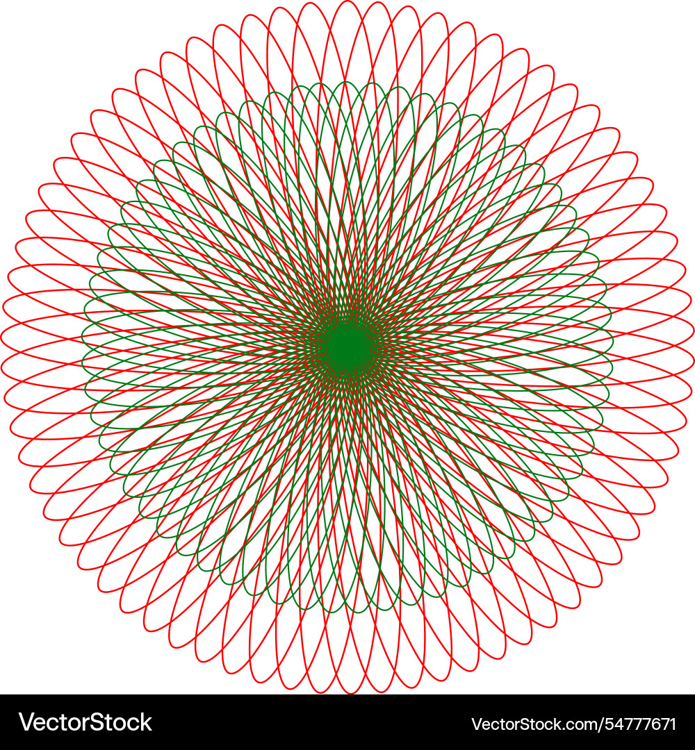 Intricate spirograph design Vector Image