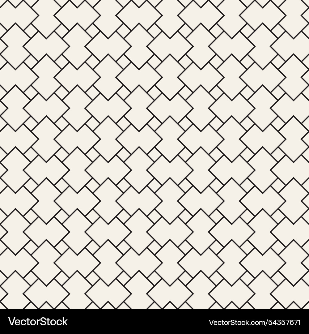 Seamless pattern repeating geometric elements Vector Image