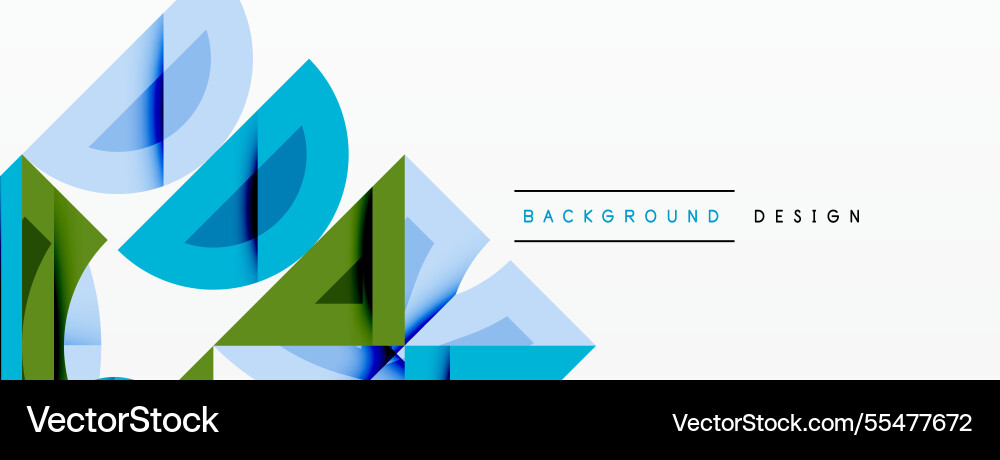 Abstract geometric background with shapes Vector Image